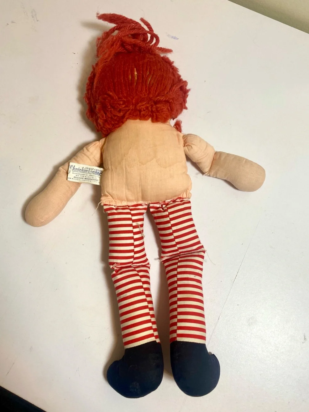 Vintage Knickerbocker Raggedy Ann Doll 16” Original Tags